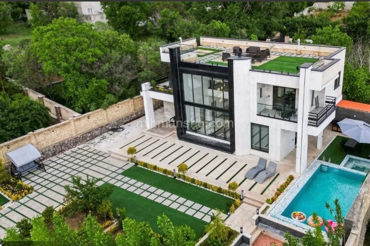 ویلا دوبلکس 4 خوا ب استخردار و جکوزی دژاوو در کردان