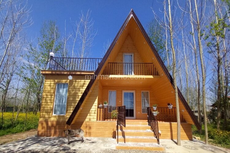 کلبه دوبلکس سوئیسی سپید در ماسال