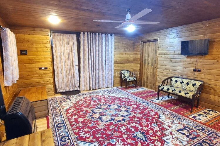 سوئیت تکخواب کلبه نگار در روستا پاقلعه