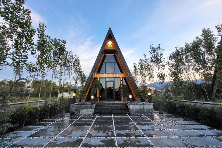 کلبه سوئیسی دوخواب جکوزی دار در چالوس