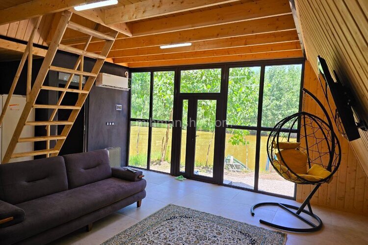 کلبه سوئیسی دوبلکس دوخواب کوچولو در بندرانزلی