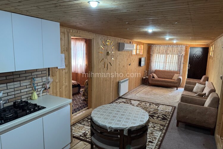 واحد مبله دوخواب در طبقه دوم ویلای ماسال