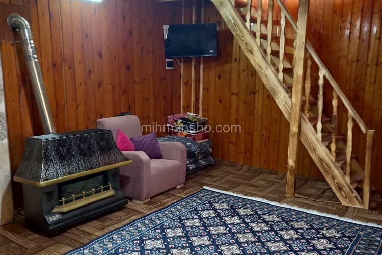 کلبه ی چوبی دوبلکس در سوادکوه