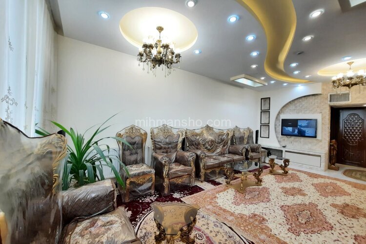 آپارتمان مبله دو خواب در یزد | پذیرایی