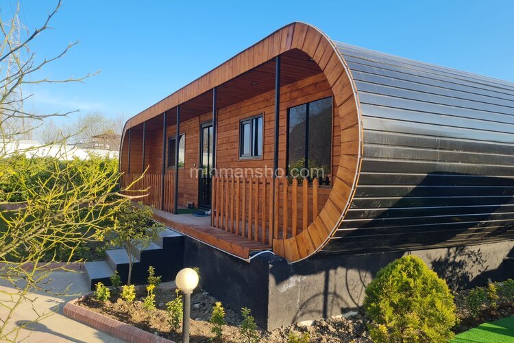 کلبه کپسولی تکخواب بلوط در رامسر