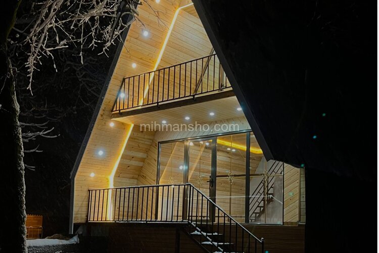 کلبه سوئیسی مبله دوخواب در اسالم