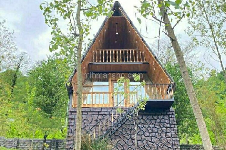 کلبه سوئیسی دوبلکس مبله تکخواب شاهین در شیرگاه