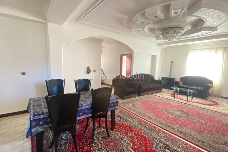 واحد مبله دوخواب در طبقه دوم ویلا سوادکوه