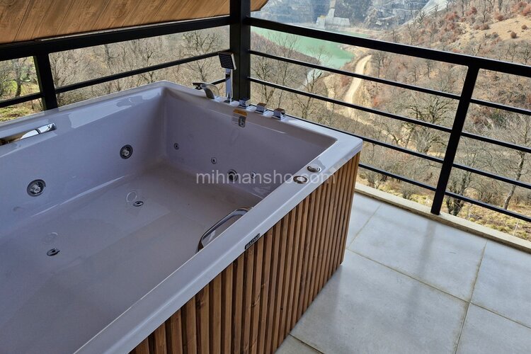 واحد دوخواب در طبقه اول ویلا جنگلی گیسوم در بهشهر | لطفا عکس دوم صفحه بشه