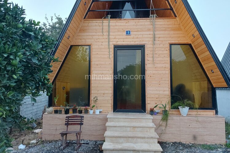 کلبه سوئیسی دوبلکس  تکخواب گرین  در آمل