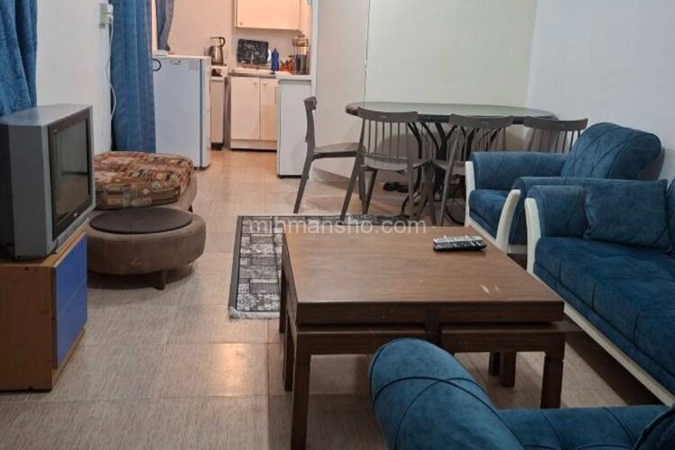 واحد مبله تکخواب در طبقه همکف ویلا  نسیم در تنکابن