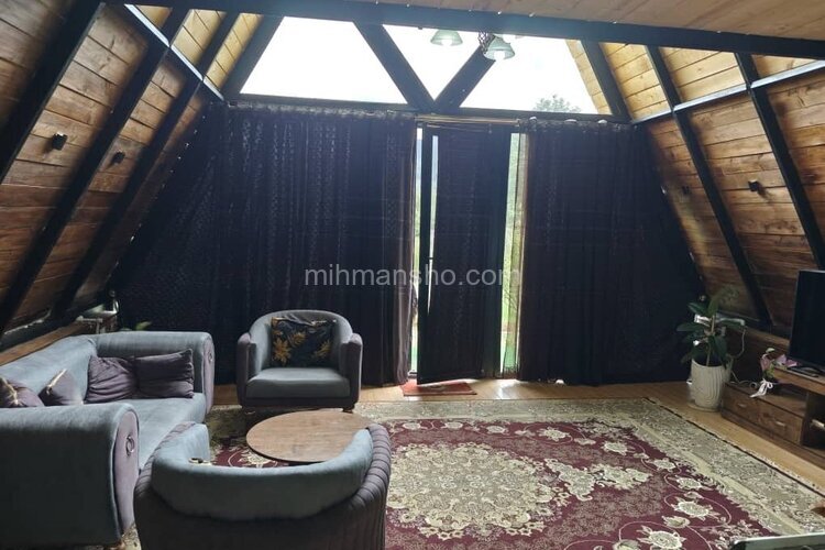 کلبه سوئیسی دوبلکس تکخواب در سیاهکل