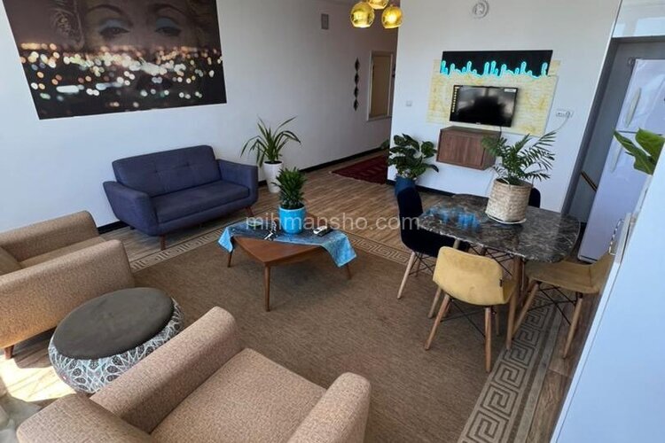 آپارتمان مبله تکخواب طبقه 8 دید دریا در کیش