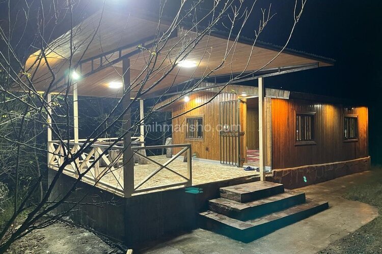 کلبه چوبی 25 متری در قائمشهر