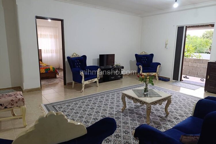 واحد مبله دوخواب در طبقه همکف ویلا در تنکابن