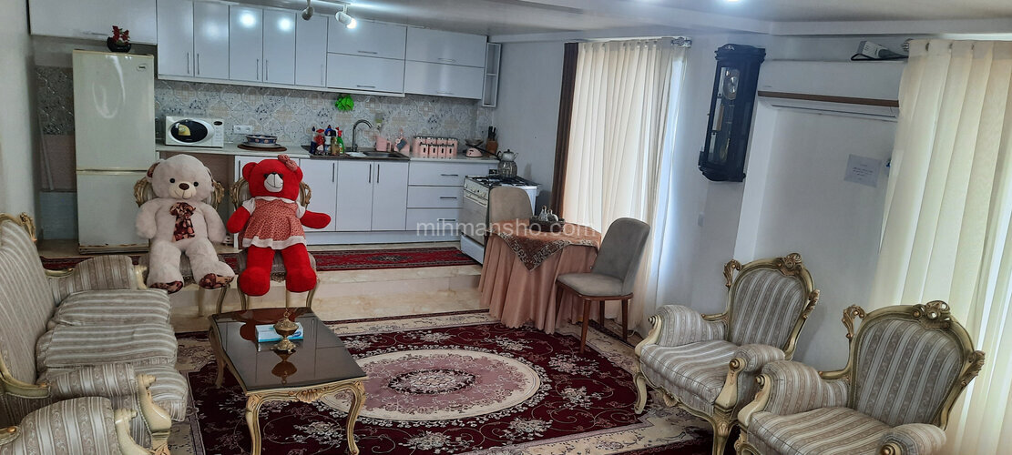 واحد مبله تکخواب در طبقه اول ویلا در سیاهکل