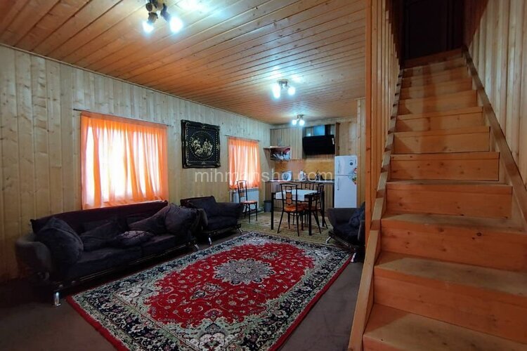 کلبه چوبی دو خواب مبله در ماسال