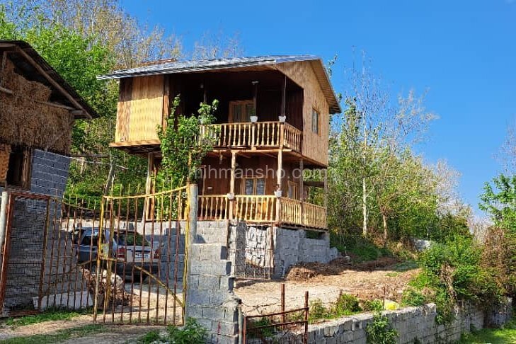 کلبه جنگلی دوبلکس تکخواب در سوادکوه