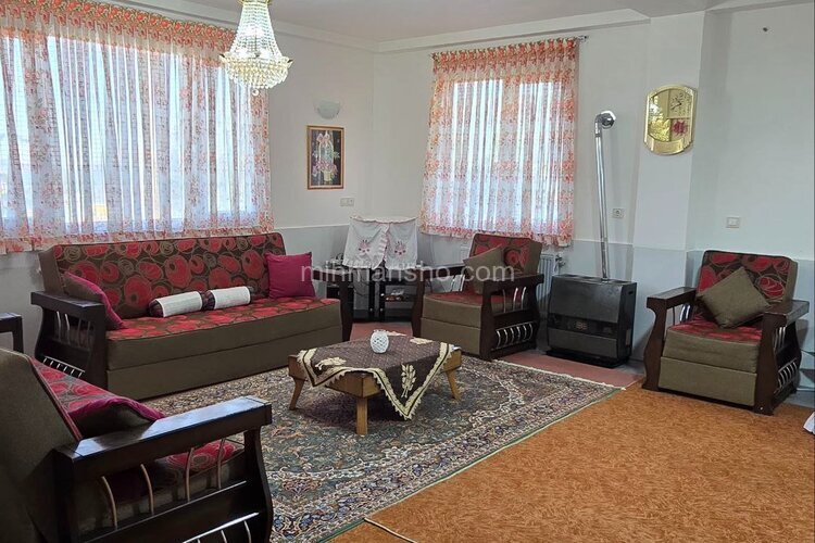 واحد مبله تکخواب خلوتگاه در طبقه همکف ویلا رستم آباد