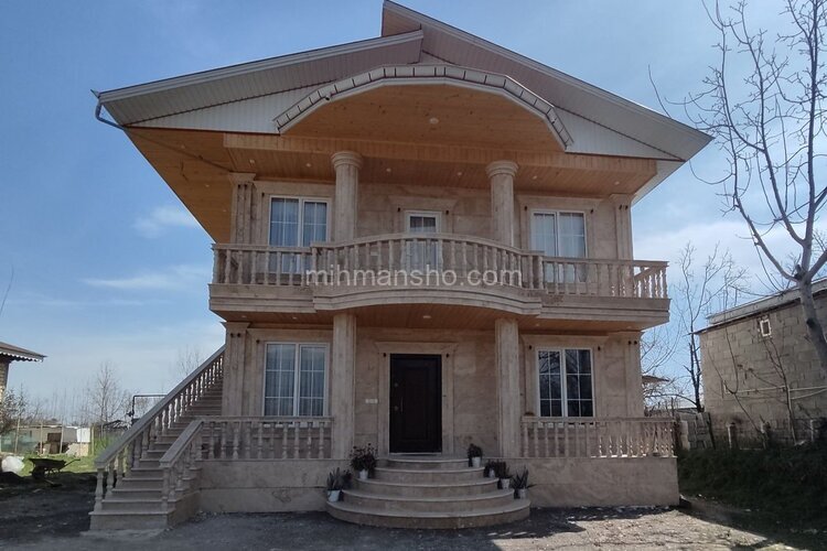 واحد مبله دوخواب در طبقه همکف ویلا در ماسال