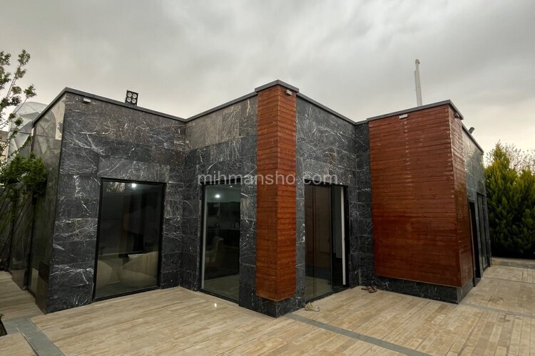 باغ ویلا استخردار دوخواب مبله کاج در شهریار