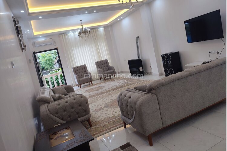 واحد مبله تکخواب در طبقه اول ویلا در تالش