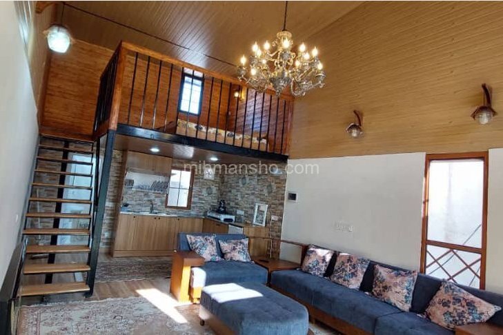 کلبه دوبلکس رنگی تک خواب در قائم شهر