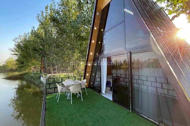 کلبه سوئیسی دوبلکس مبله تکخواب در محمودآباد