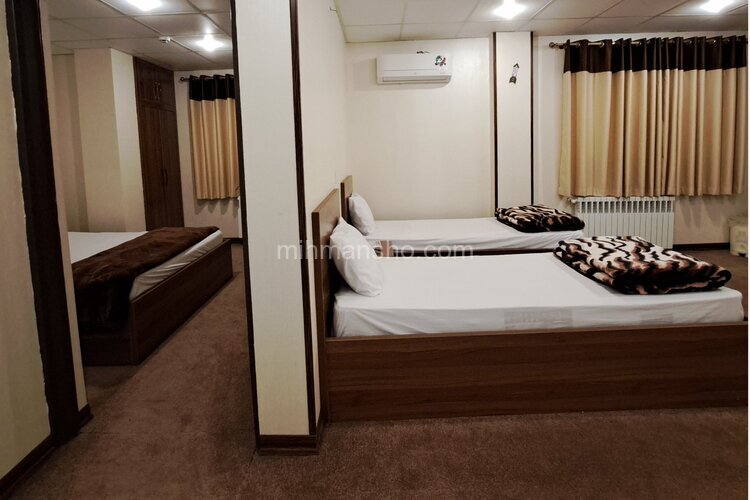 واحد تکخواب 4 نفره در هتل آپارتمان صومعه سرا