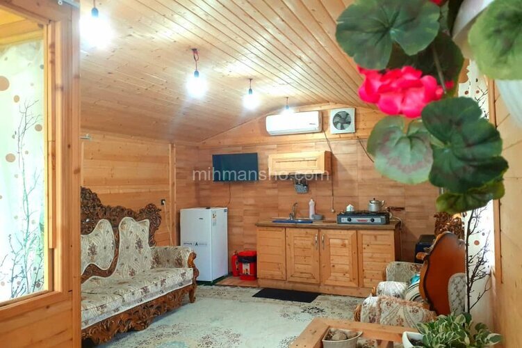 کلبه دوبلکس دوخواب مبله در شیرگاه