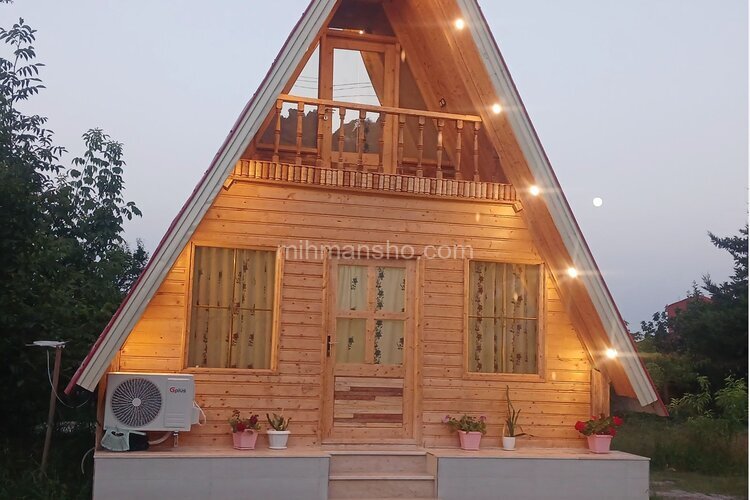 کلبه سوئیسی مبله تکخواب خدابخش در ماسال