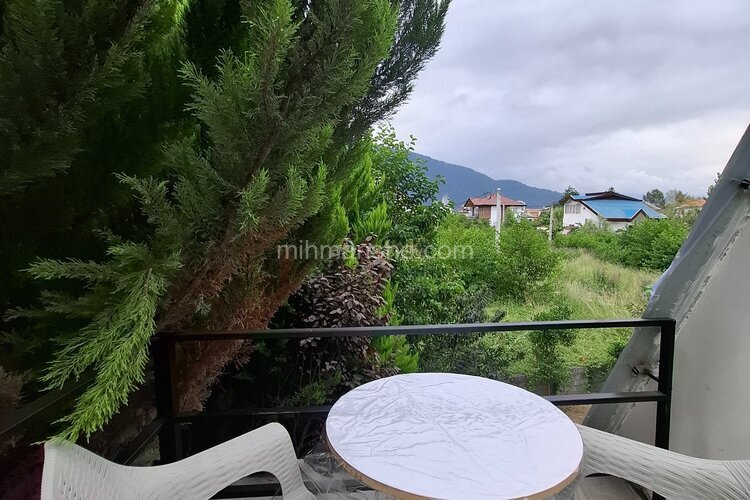 کلبه سوئیسی دوخواب مدرن در نمک آبرود