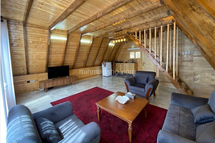 کلبه سوئیسی دوبلکس تکخواب تلما در شیرگاه