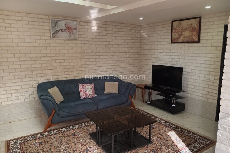 واحد مبله تکخواب صدف طبقه همکف ویلا در تنکابن