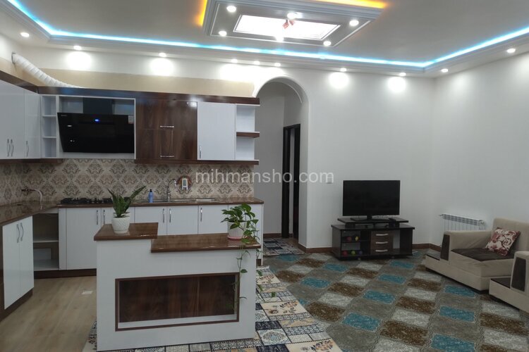 واحد دوخواب مبله در طبقه همکف ویلا در ماسال