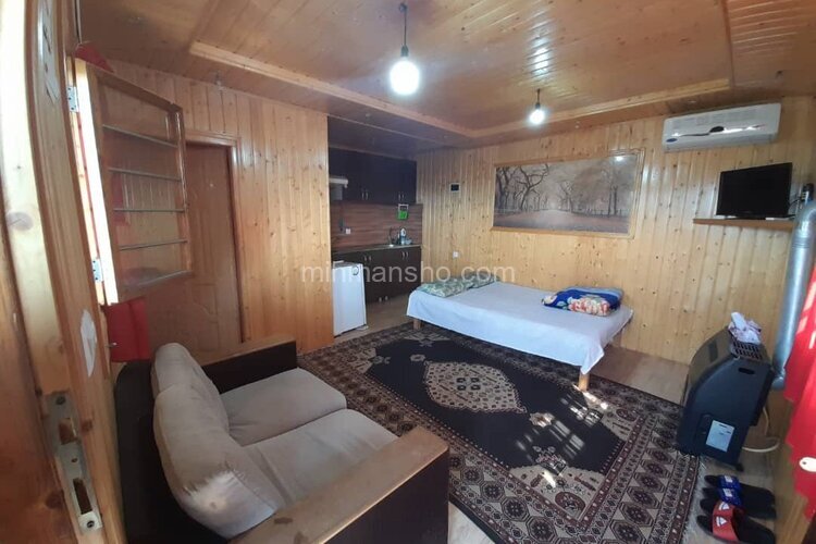 کلبه تکخواب شماره 4 در مجتمع اقامتی مرزیکلا