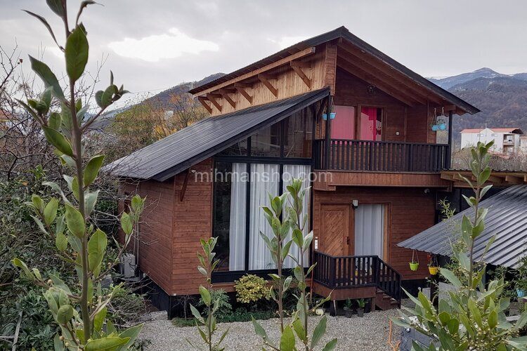 ویلا چوبی دوبلکس دو خواب استخردار کیان در رامسر