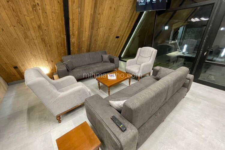 کلبه سوئیسی دوبلکس استخردار آرامش 1 در کردان