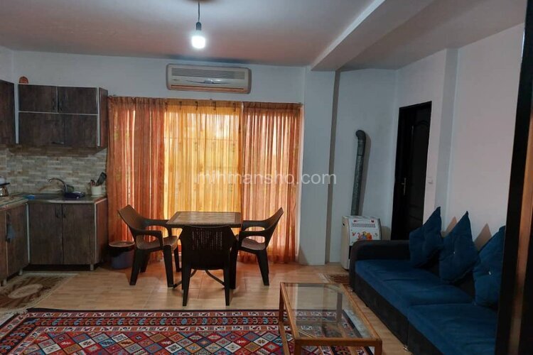 واحد مبله تکخواب در طبقه اول ویلا در متل قو