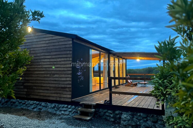 کلبه چوبی جنگلی در آمل