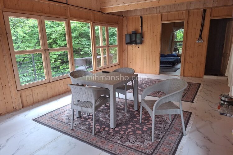 کلبه مبله تکخواب در چالوس