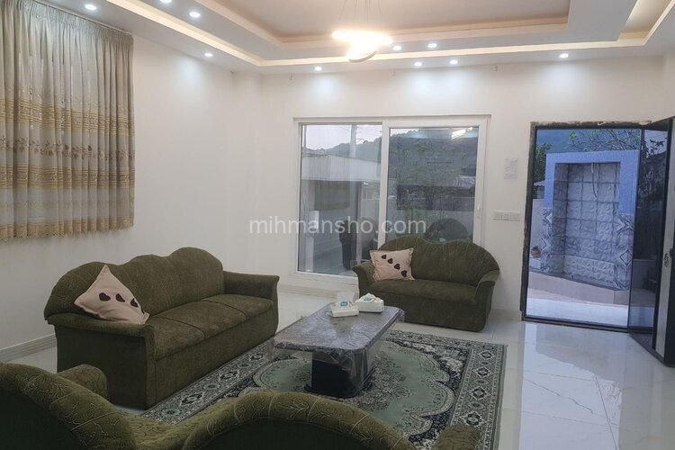 واحد مبله دوخواب در طبقه همکف ویلا در سوادکوه