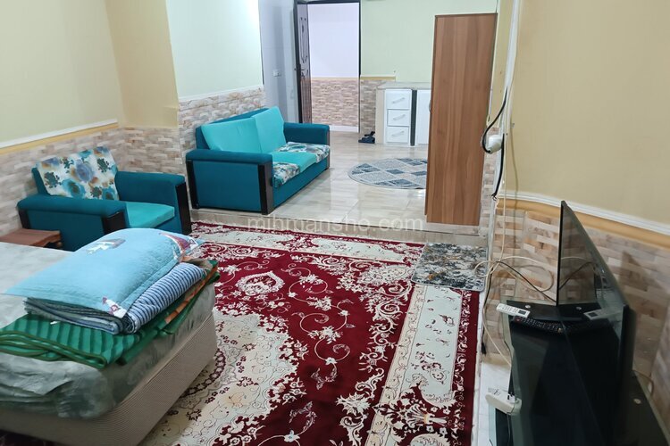 واحد مبله تراس دار 2 در هتل آپارتمان قشم