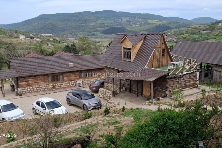 کلبه چوبی  دوبلکس دو خواب جنگلی در ساری