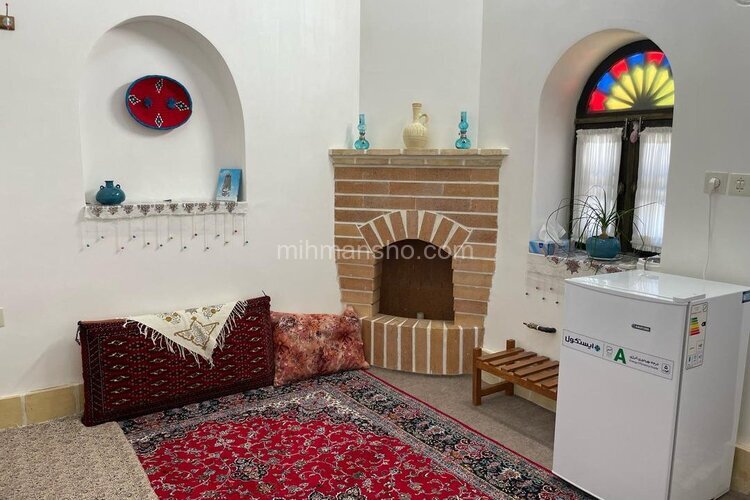 اتاق بادگیر در اقامتگاه بومگردی دامغان