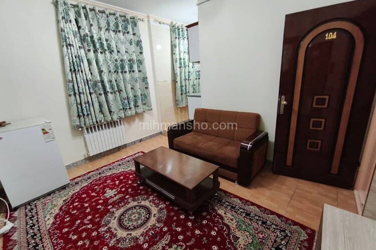 واحد تکخواب 2 نفره نگین در هتل آپارتمان سرعین