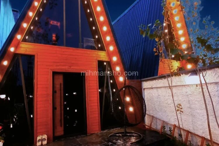 کلبه سوئیسی  استخردار سه خواب 2 در چمستان