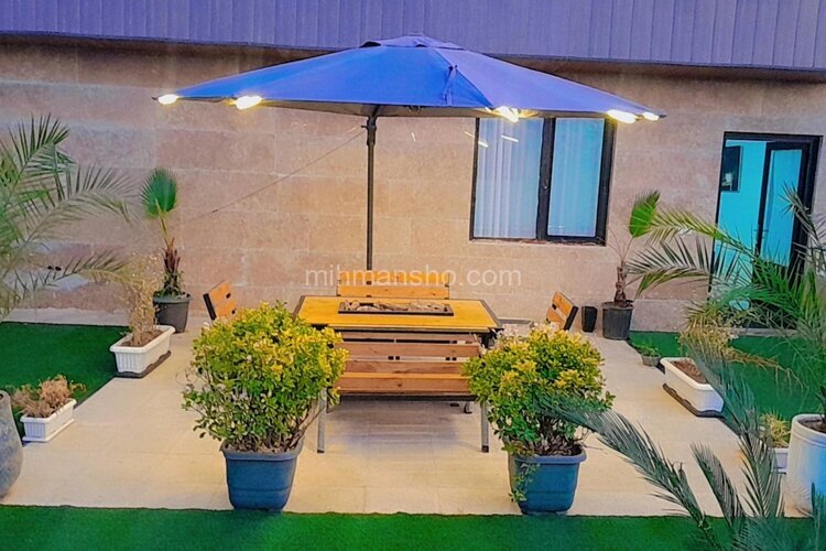 ویلا استخردار دوخواب مبله در ساوجبلاغ