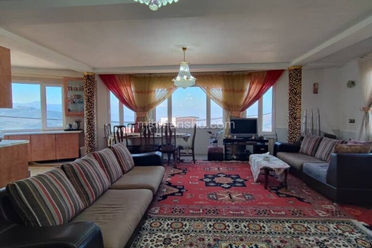 واحد مبله دوخواب مجلل در طبقه اول ویلا در  رستم آباد