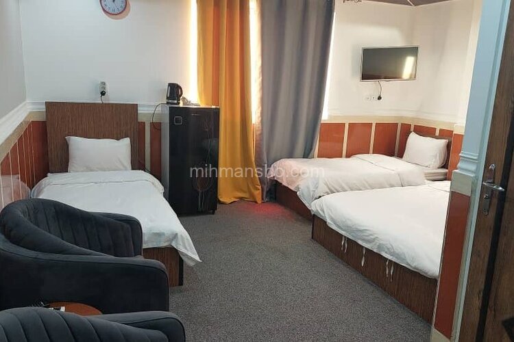 اتاق مبله 4 نفره در هتل قشم